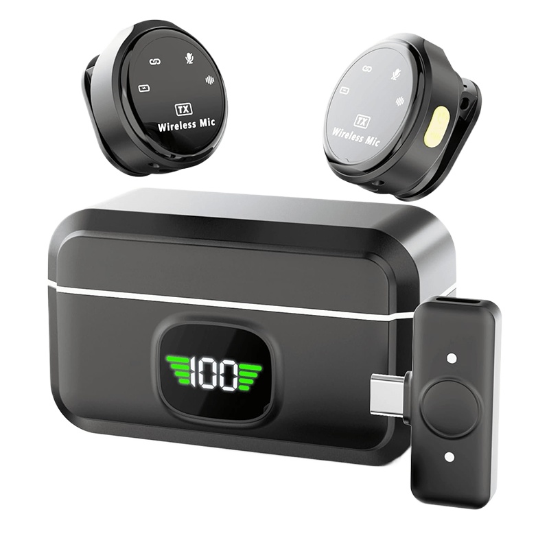 Type C Adapter - Wireless Lavalier Microphone for iPhone Android