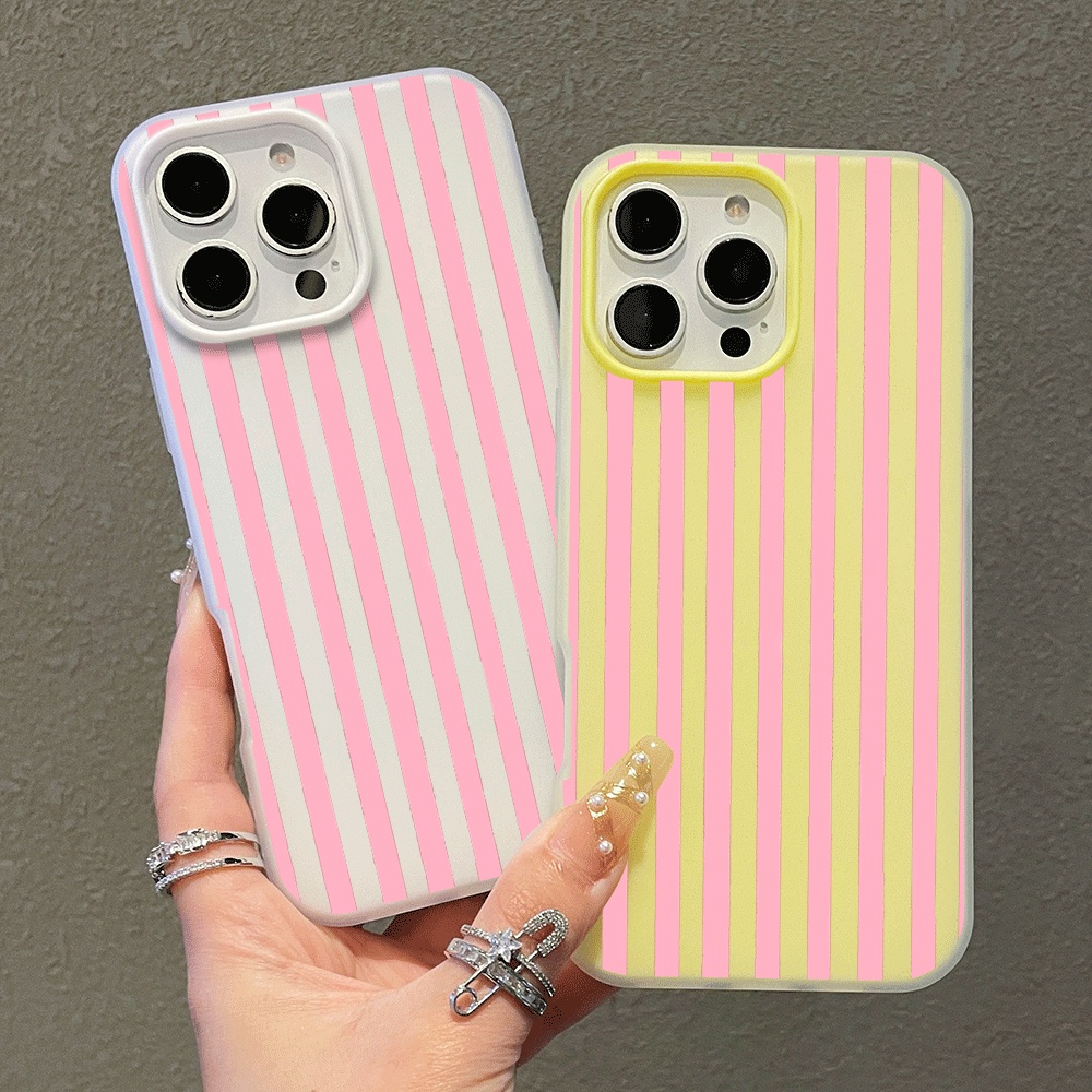 Xiaomi Phone Accessories - Simple Vertical bar Cartoon Phone Case