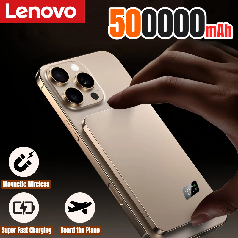 Power Bank Slim - Lenovo 50000mAh Power Bank 3 IN