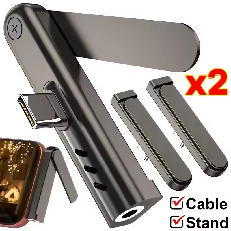 Type C Adapter - 2/1PCS Portable USB C To 3.5mm