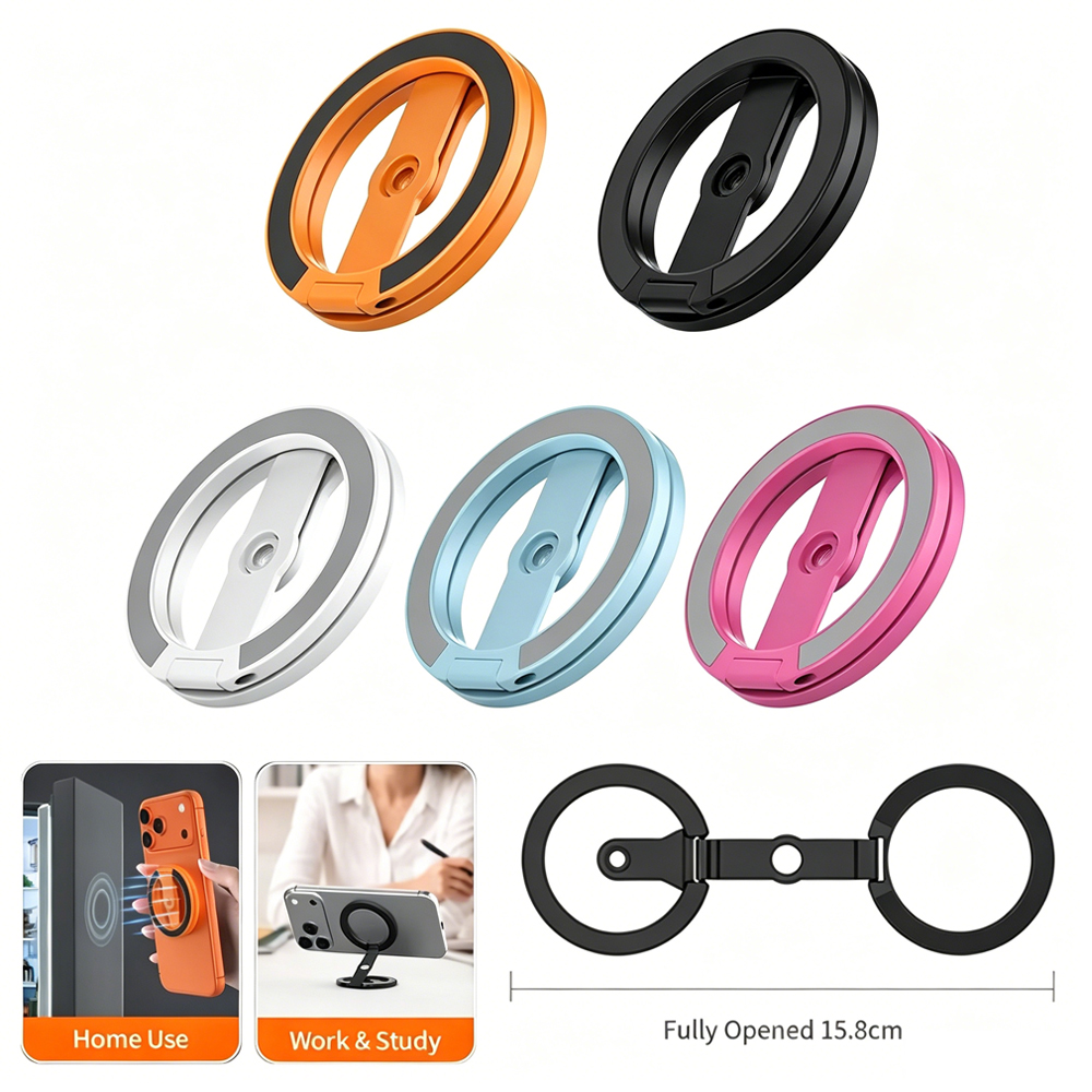 Phone Accessories Crochet - Portable Foldable Double Sided Magnetic Stand