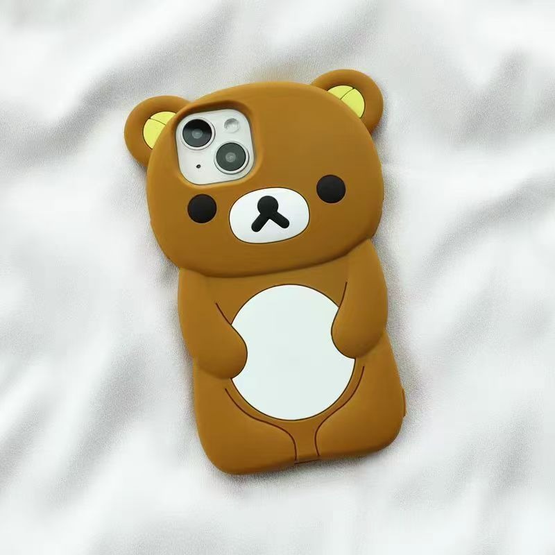 Phone Accessories Design - Rilakkuma Silicone Phone Case Cute Cartoon