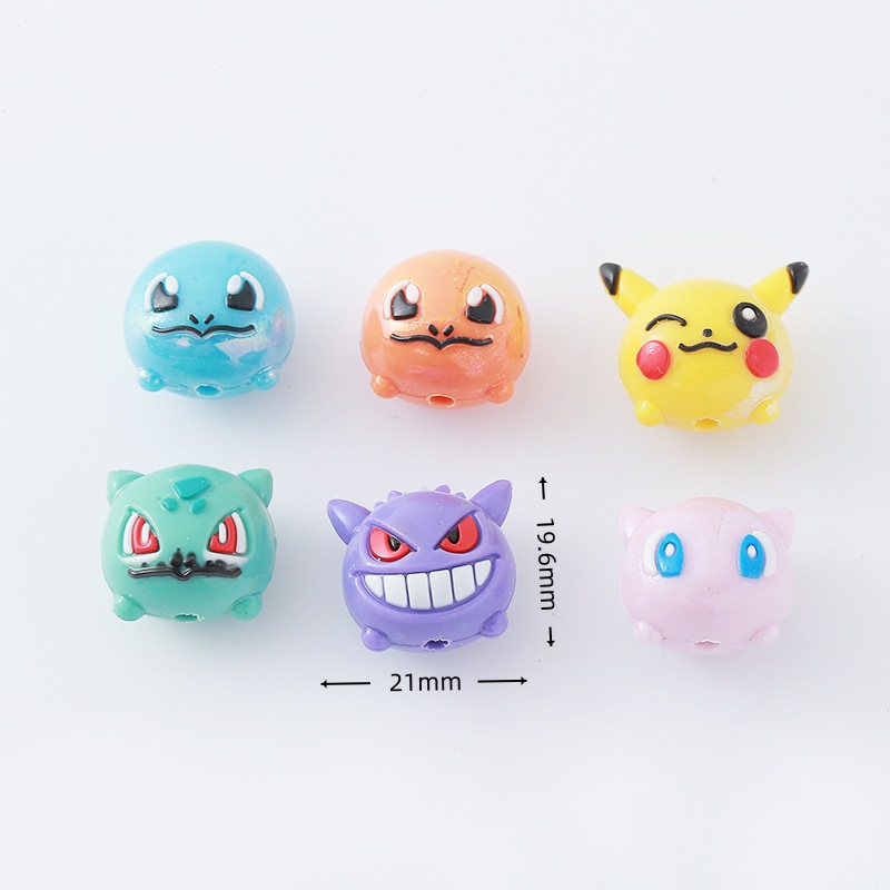 12pcs Pokémon Bead DIY Mobile  - Phone Accessories Crochet 评论和价格