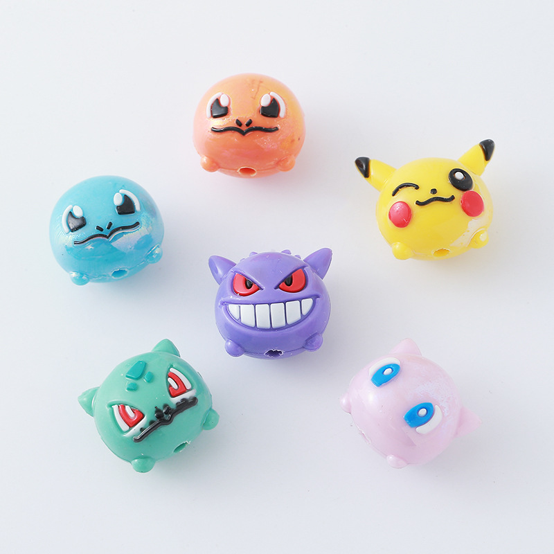 12pcs Pokémon Bead DIY Mobile  - Phone Accessories Crochet 评论和价格