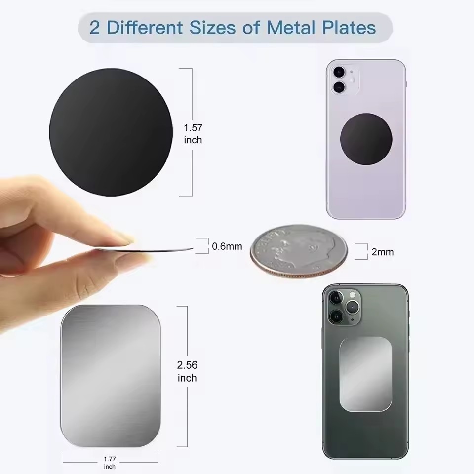 5/10pcs Magnetic Metal Plate D - Phone Accessories Website 评论和价格