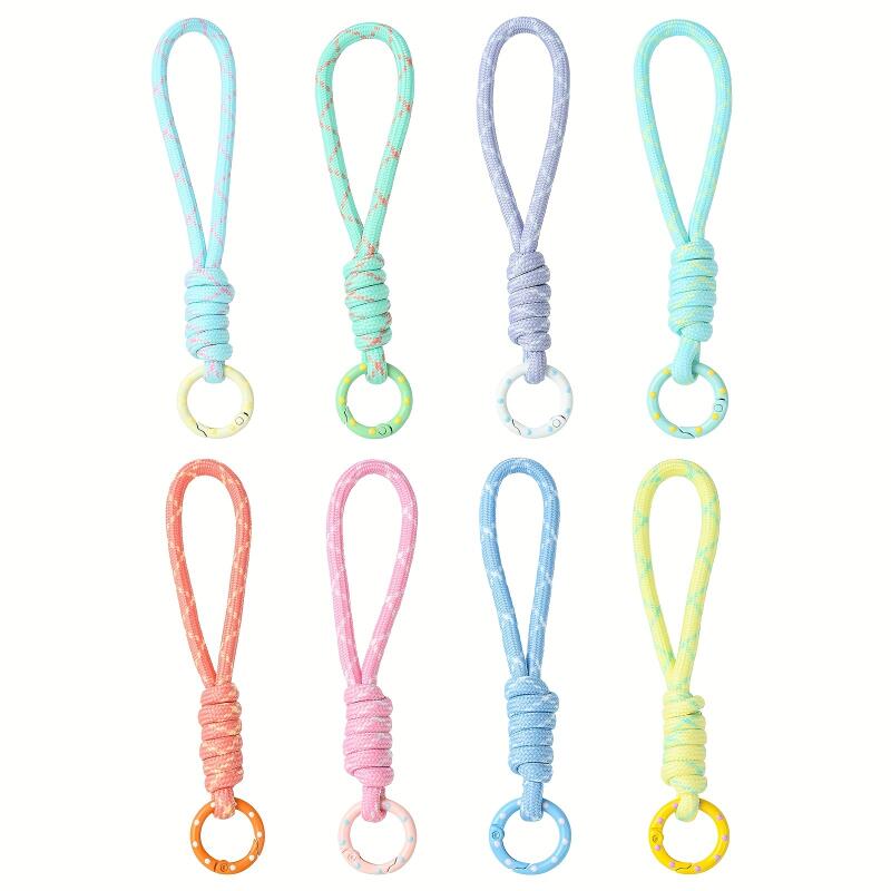 2~5pcs Colorful Braided Keycha - Phone Accessories Crochet 评论和价格