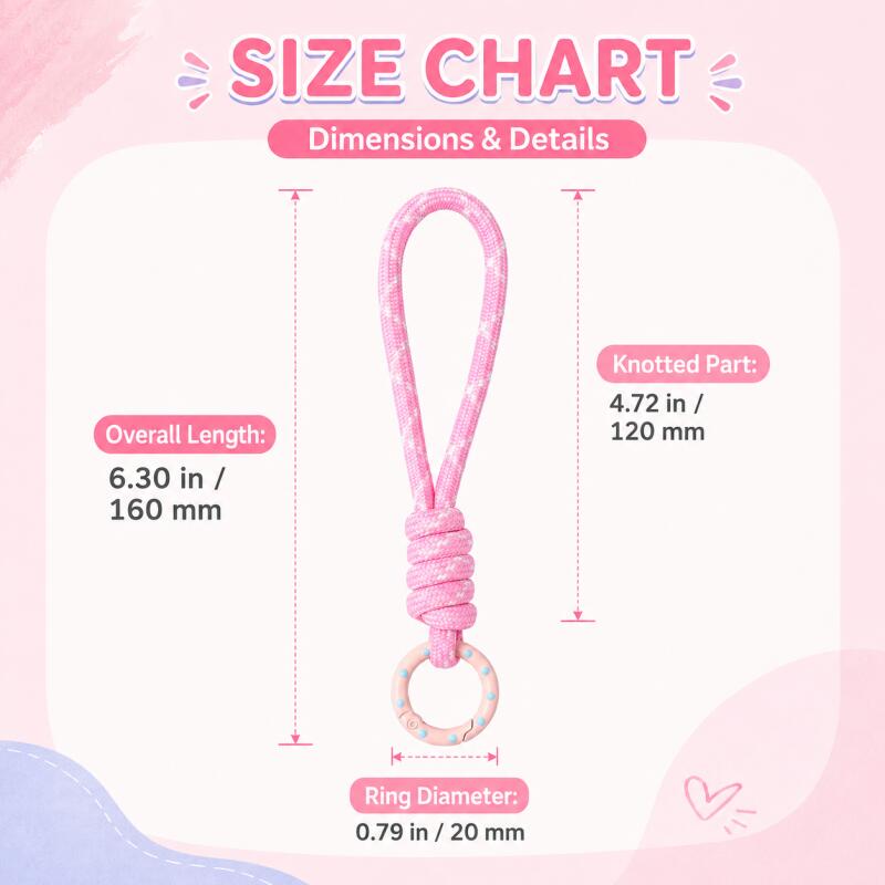 2~5pcs Colorful Braided Keycha - Phone Accessories Crochet 评论和价格