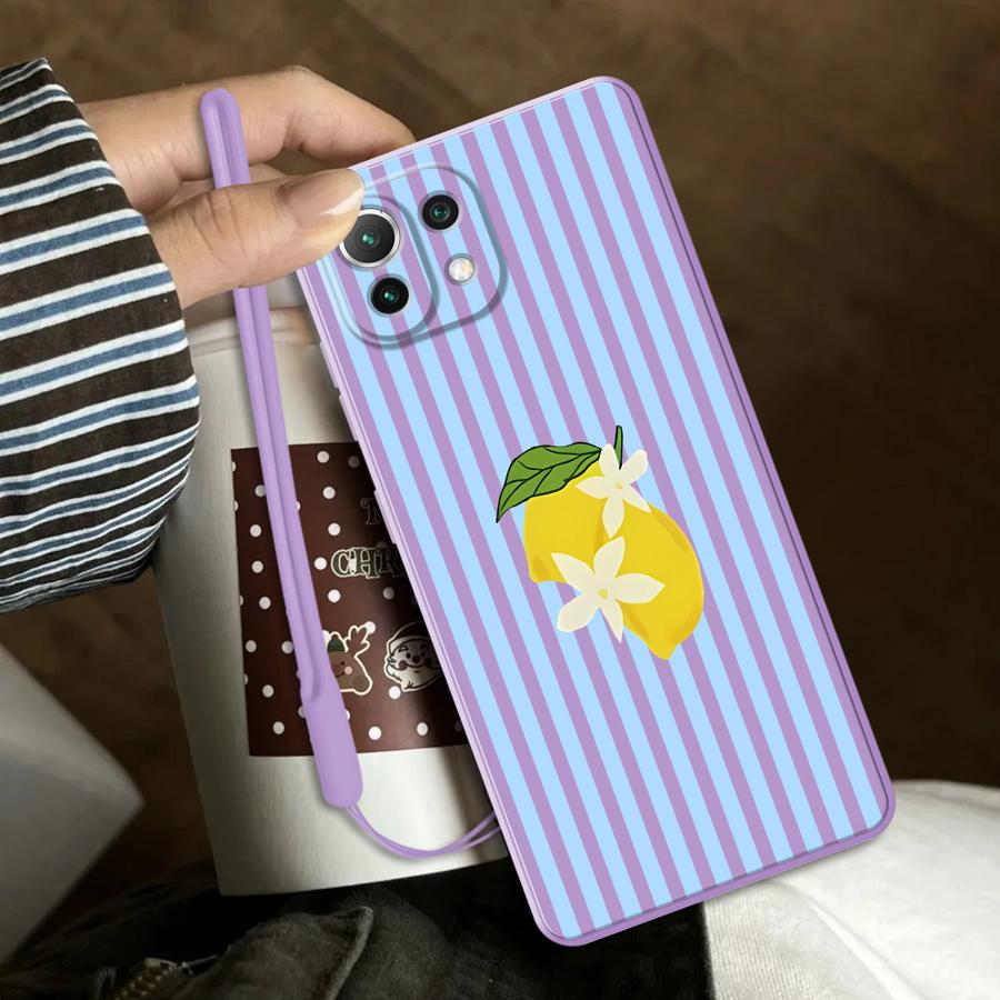 Lemon Cool Stripe Pattern Case - Xiaomi Phone Accessories 评论和价格