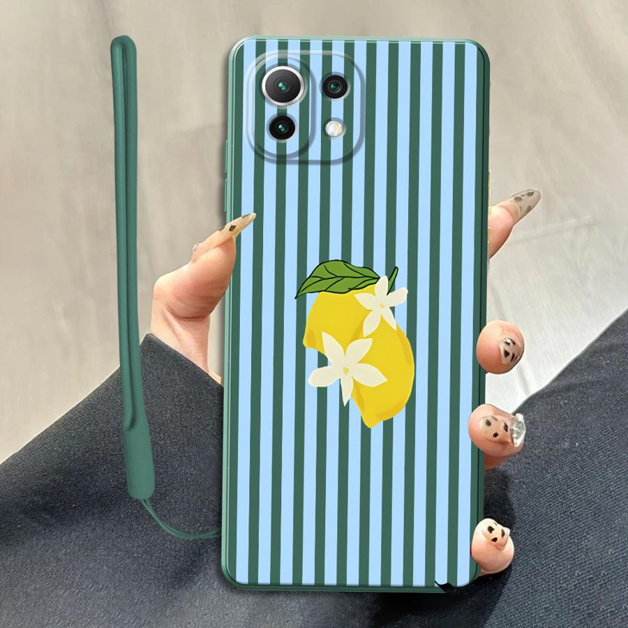 Lemon Cool Stripe Pattern Case - Xiaomi Phone Accessories 评论和价格