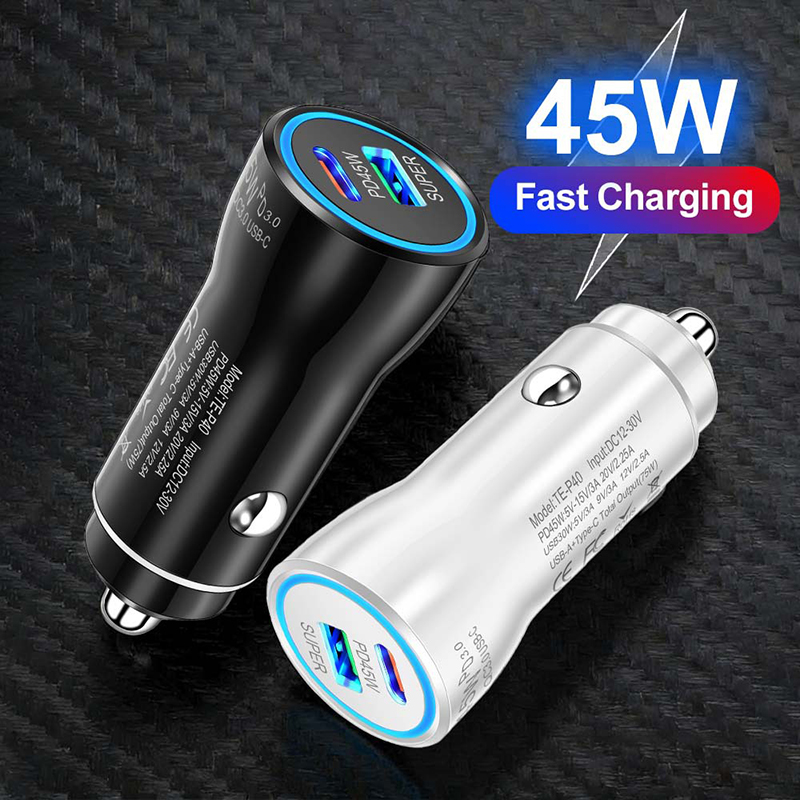 Dual Port 45W USB C Car Charge - Usb C Hub 评论和价格