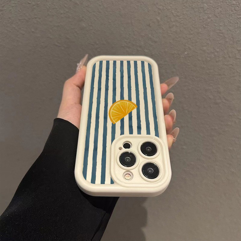 Striped Lemon Slice Pattern Ph - Xiaomi Phone Accessories 评论和价格