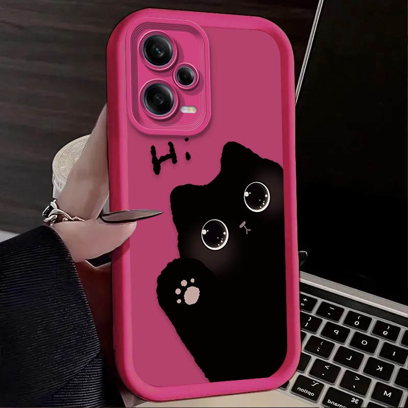 Lovely Big Eyed Cat Phone Case - Xiaomi Phone Accessories 评论和价格
