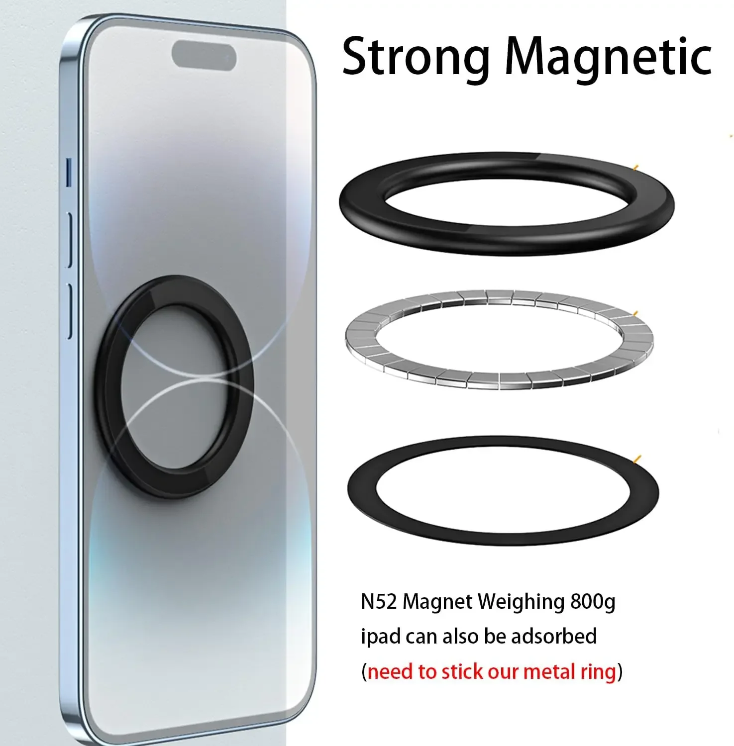 For MagSafe Magnetic Ring Hold - Phone Accessories Website 评论和价格