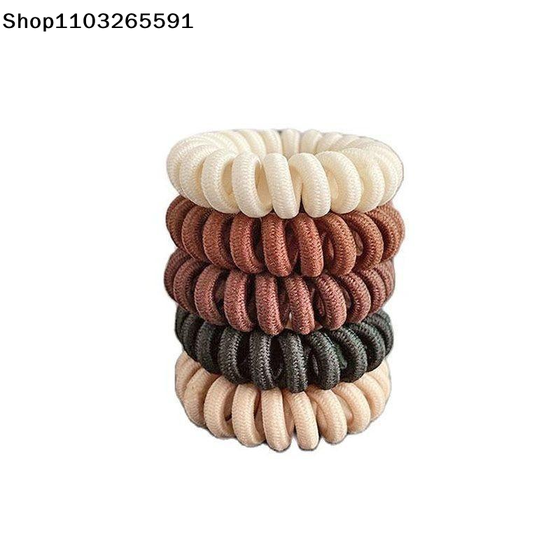 5Pcs Wrapped Spiral Hair Ties  - Phone Accessories Design 评论和价格