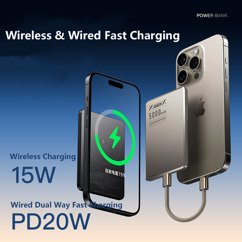 Ultra Slim Magnetic Power Bank - Power Bank Slim 评论和价格