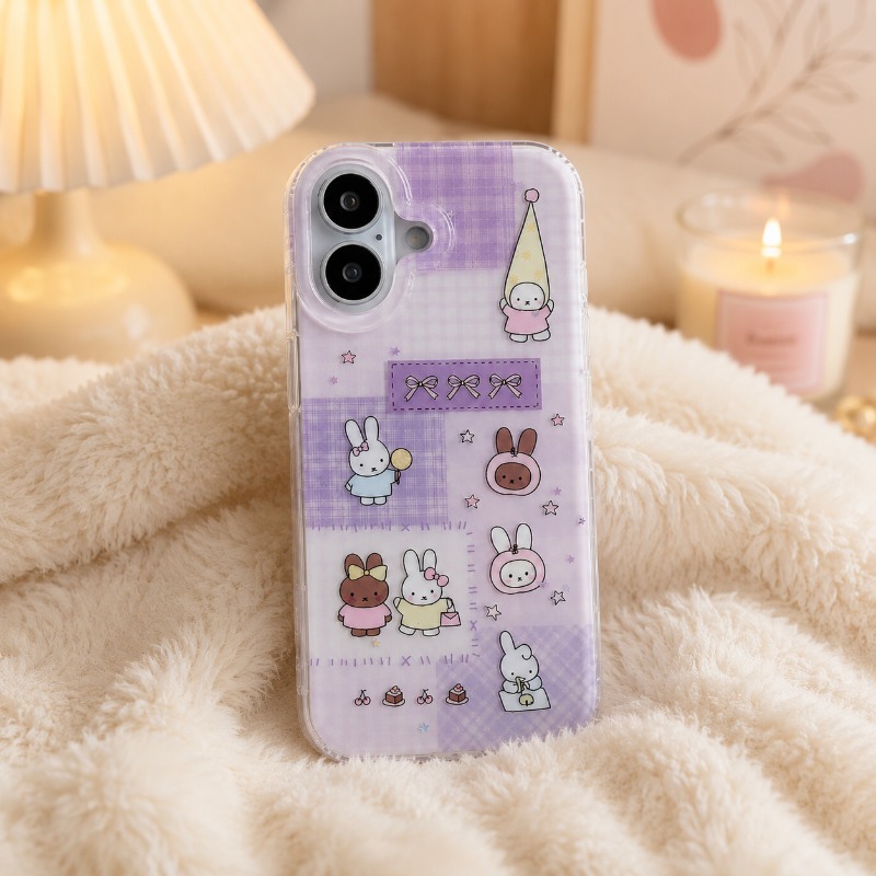 Kawaii Miffy Jelly Phone Case  - Phone Accessories Design 评论和价格