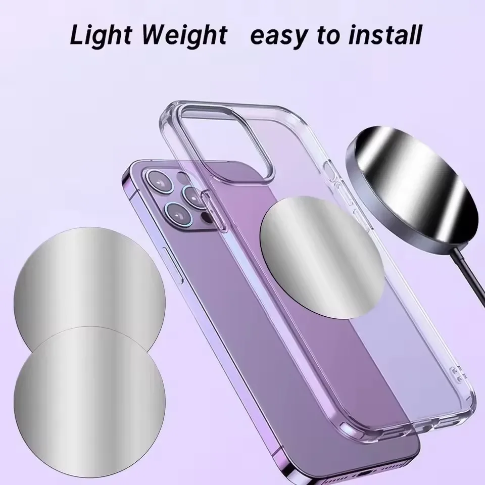 1-5PCS 8CM Magnetic Metal Plat - Phone Accessories Website 评论和价格