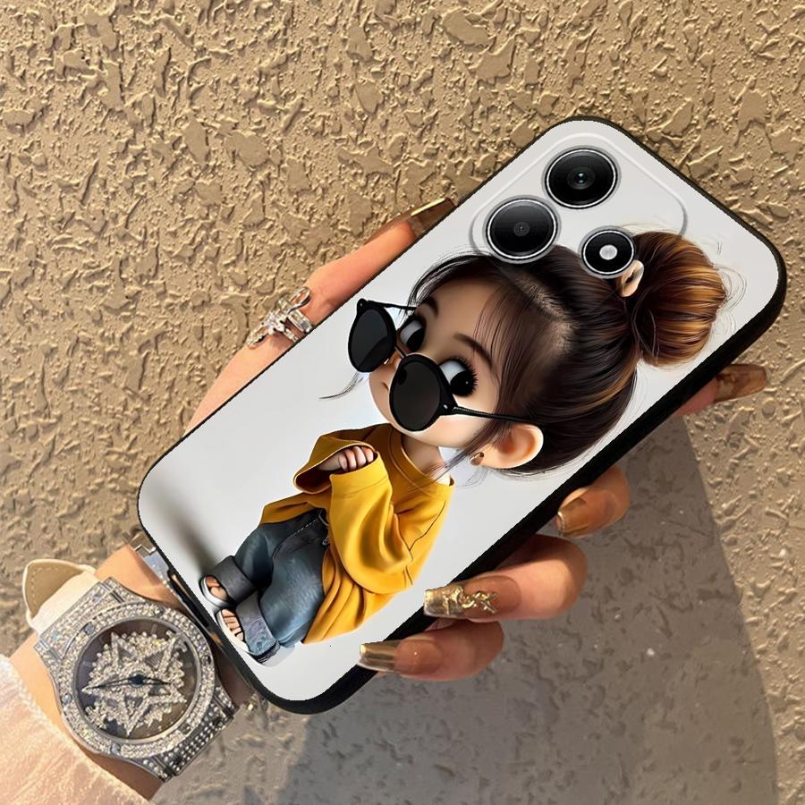 Cartoon Girl Pattern Funda Pho - Xiaomi Phone Accessories 评论和价格