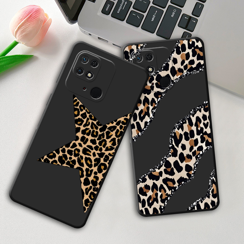 Leopard Print Star Art Case fo - Xiaomi Phone Accessories 评论和价格