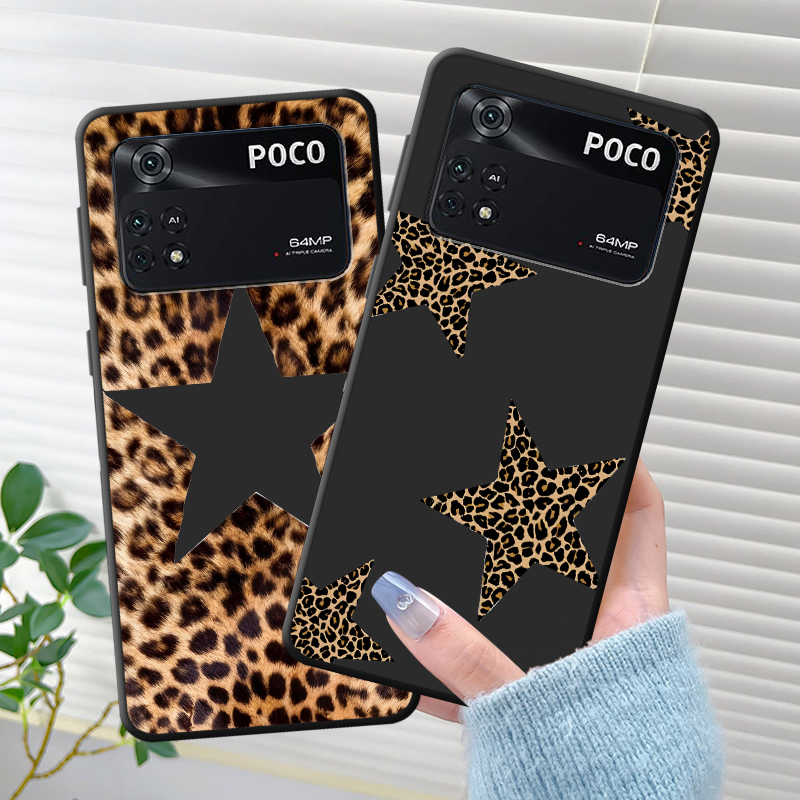 Leopard Print Star Art Case fo - Xiaomi Phone Accessories 评论和价格