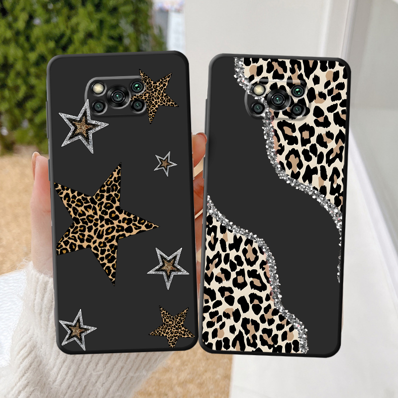 Leopard Print Star Art Case fo - Xiaomi Phone Accessories 评论和价格