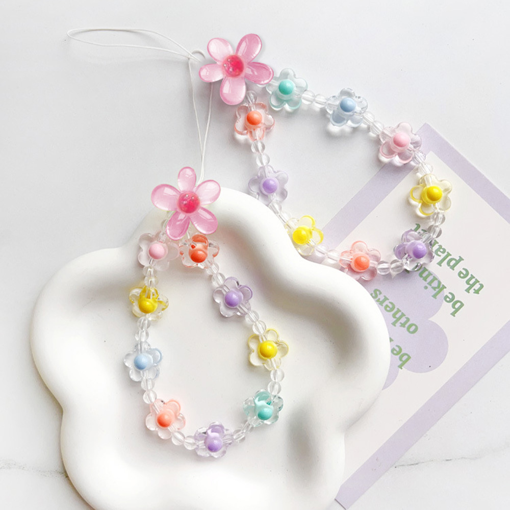 Colorful Sun Flower Beads Mobi - Phone Accessories Crochet 评论和价格