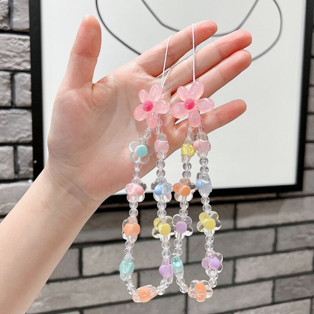 Colorful Sun Flower Beads Mobi - Phone Accessories Crochet 评论和价格