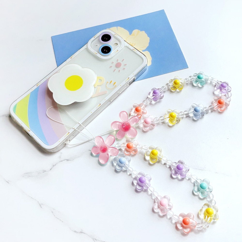 Colorful Sun Flower Beads Mobi - Phone Accessories Crochet 评论和价格