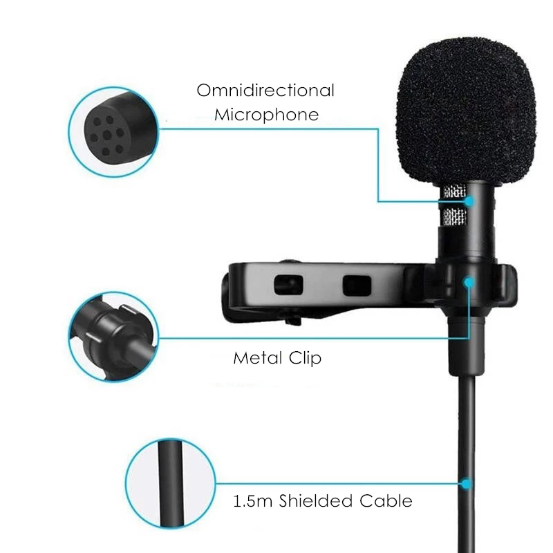1.5m Mini Portable Lavalier Mi - Type C Adapter 评论和价格